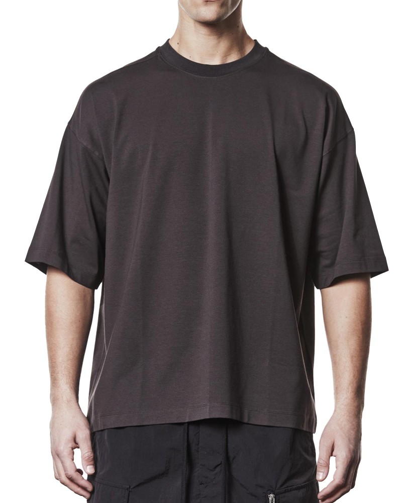 THOM KROM T-SHIRT M TS 882 NIGHTBROWN