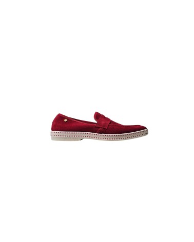 RIVIERAS SLIP-ON MOCASSIN ROUGE 1623