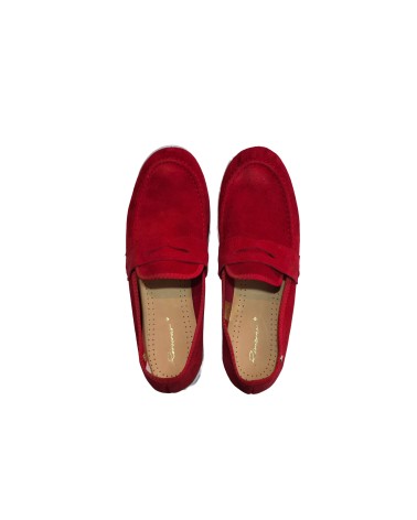 RIVIERAS SLIP-ON MOCASSIN ROUGE 1623