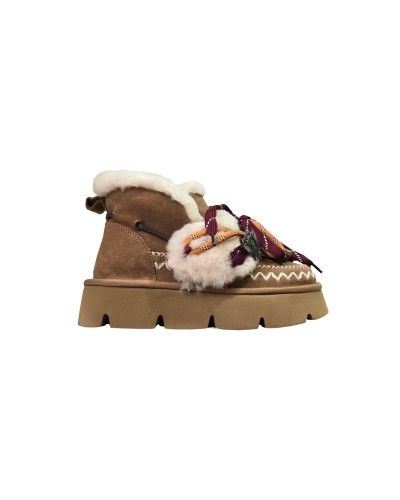 NAN-KU STIEFELETTE GFH-01 CAMEL
