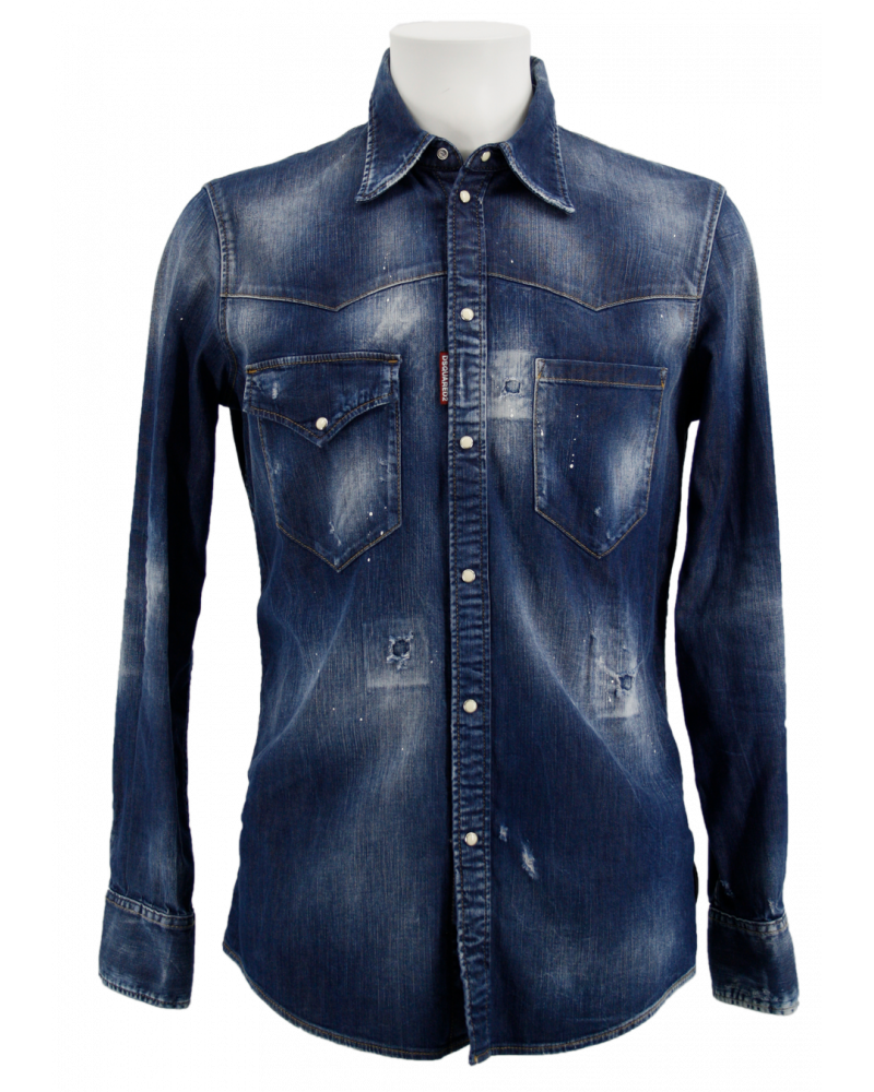 DSQUARED JEANS HEMD S74DM0506 SS21-FAE