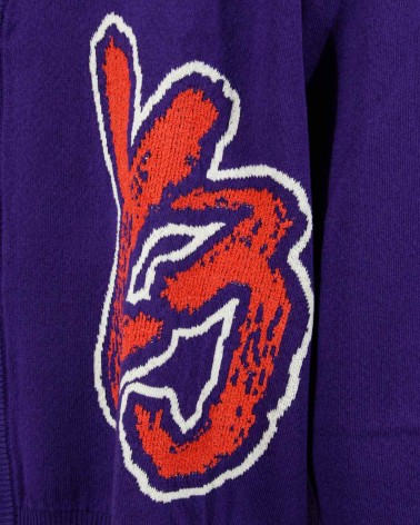 Y-3 CARDIGAN IA3111 PURPLE